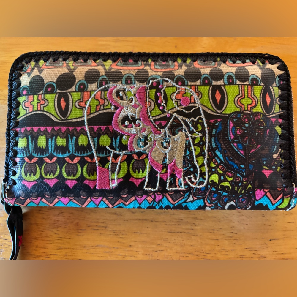 Sakroots Multicolor Patterned Wallet